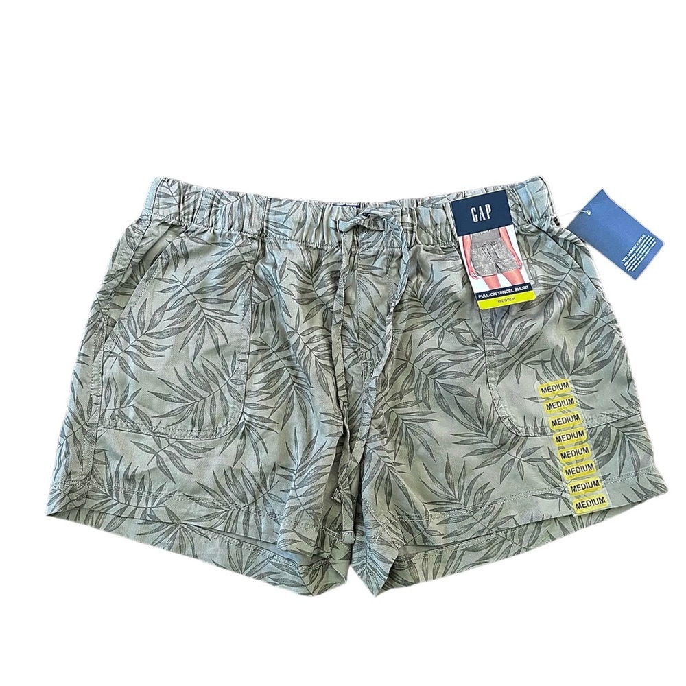 Green Gap Pull On Tencel Shorts